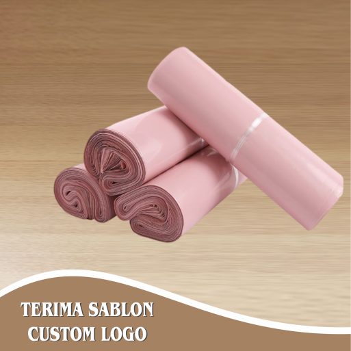 polymailer baby pink 50 mic